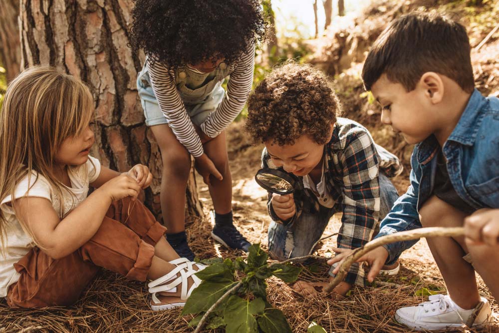 Group Of Children Enhancing Their Social Skills